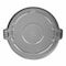 Rubbermaid Commercial 32 Gal Trash Can Lid, Gray, Plastic, 22.25 in W/Dia FG263100GRAY - alternate 3